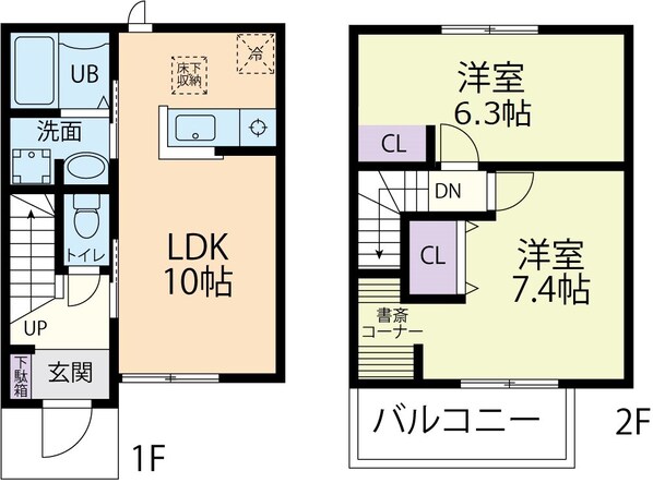 Villa  Arcelia （ｳﾞｨﾗ ｱﾙｾﾘｱ）の物件間取画像